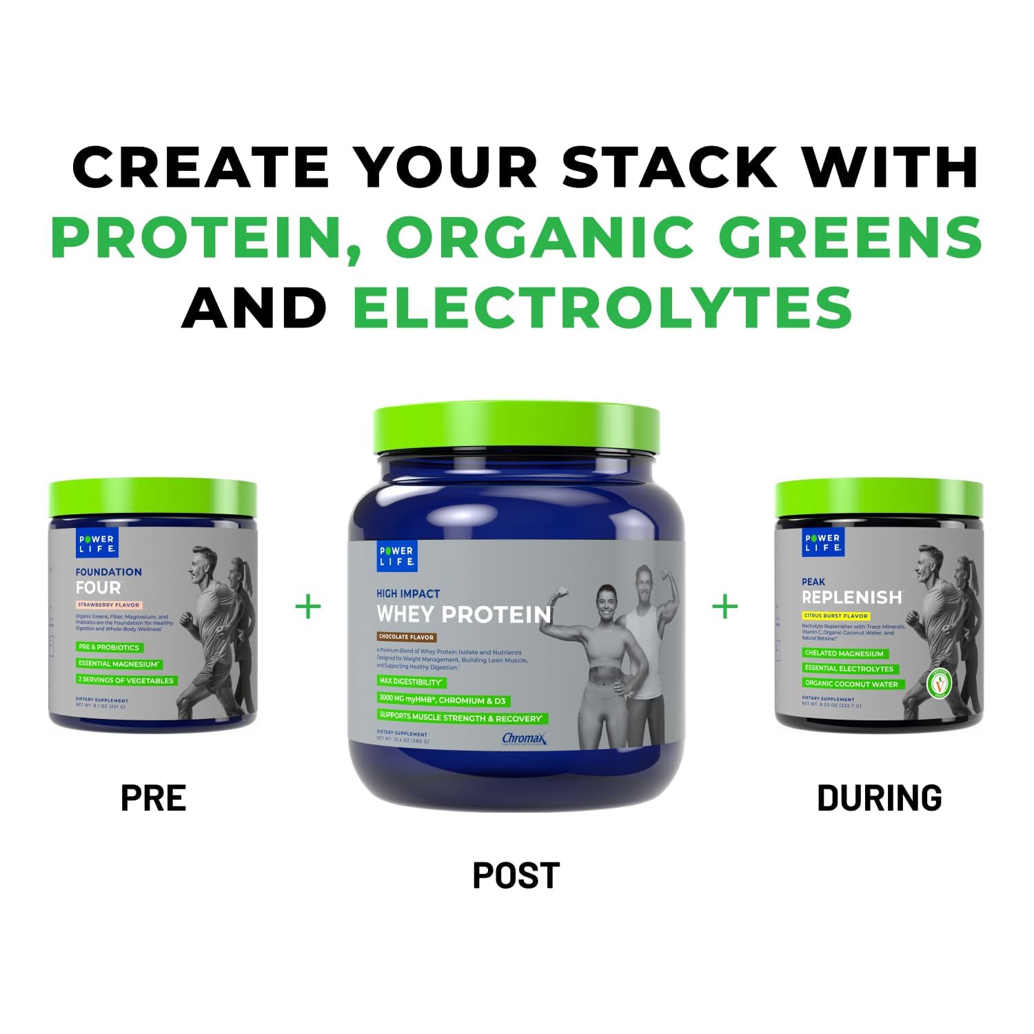 POWERLIFE Made in the USA ensures quality and manufacturing standards.