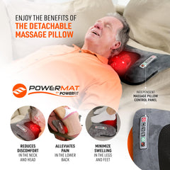Powermat by Powerfit offers 9 intensity levels for personalized comfort.