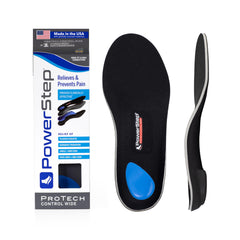 PowerStep ProTech Control Wide orthotic with arch support for wide feet and daily activities