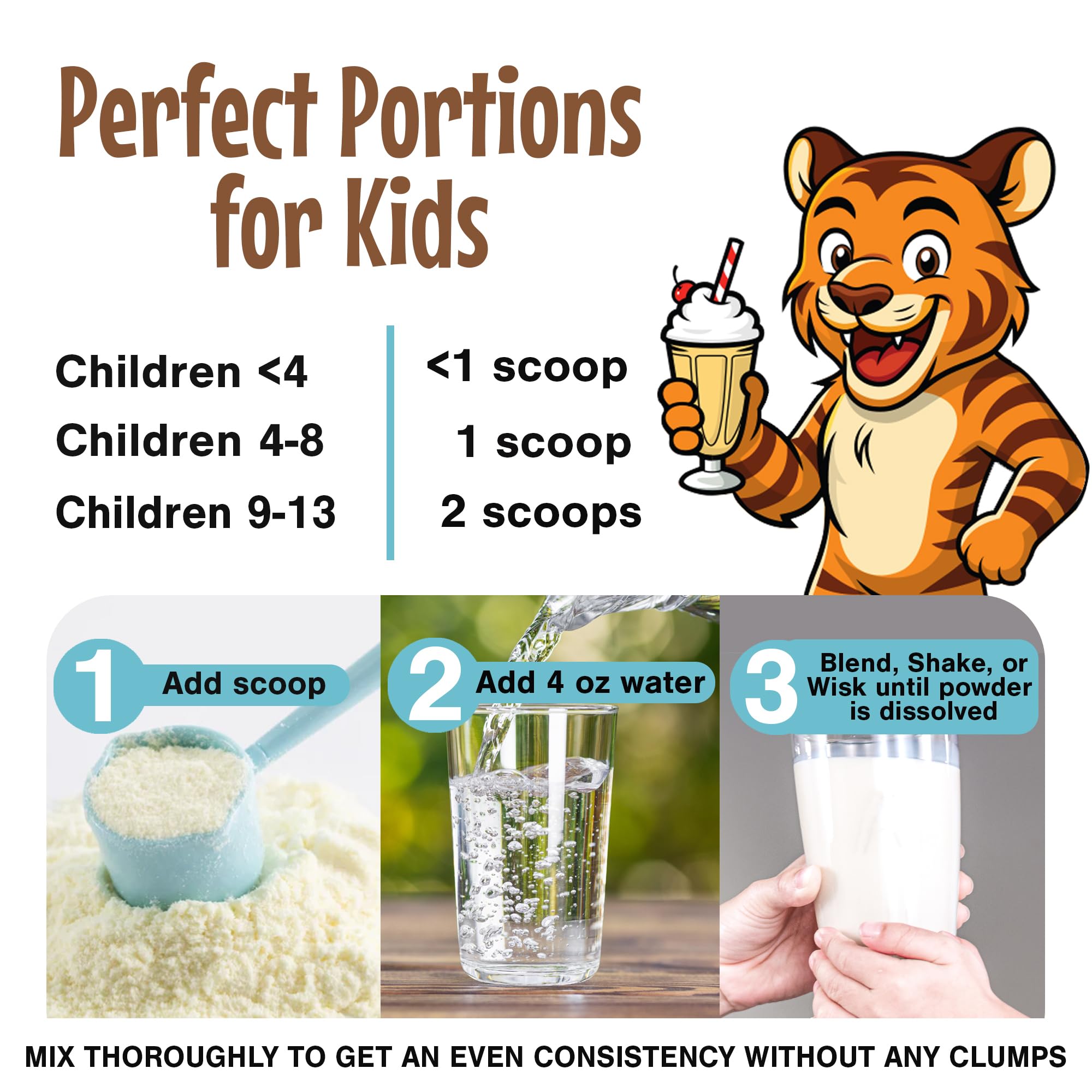 POWkids calcium and vitamin D label highlights bone-supporting nutrients.