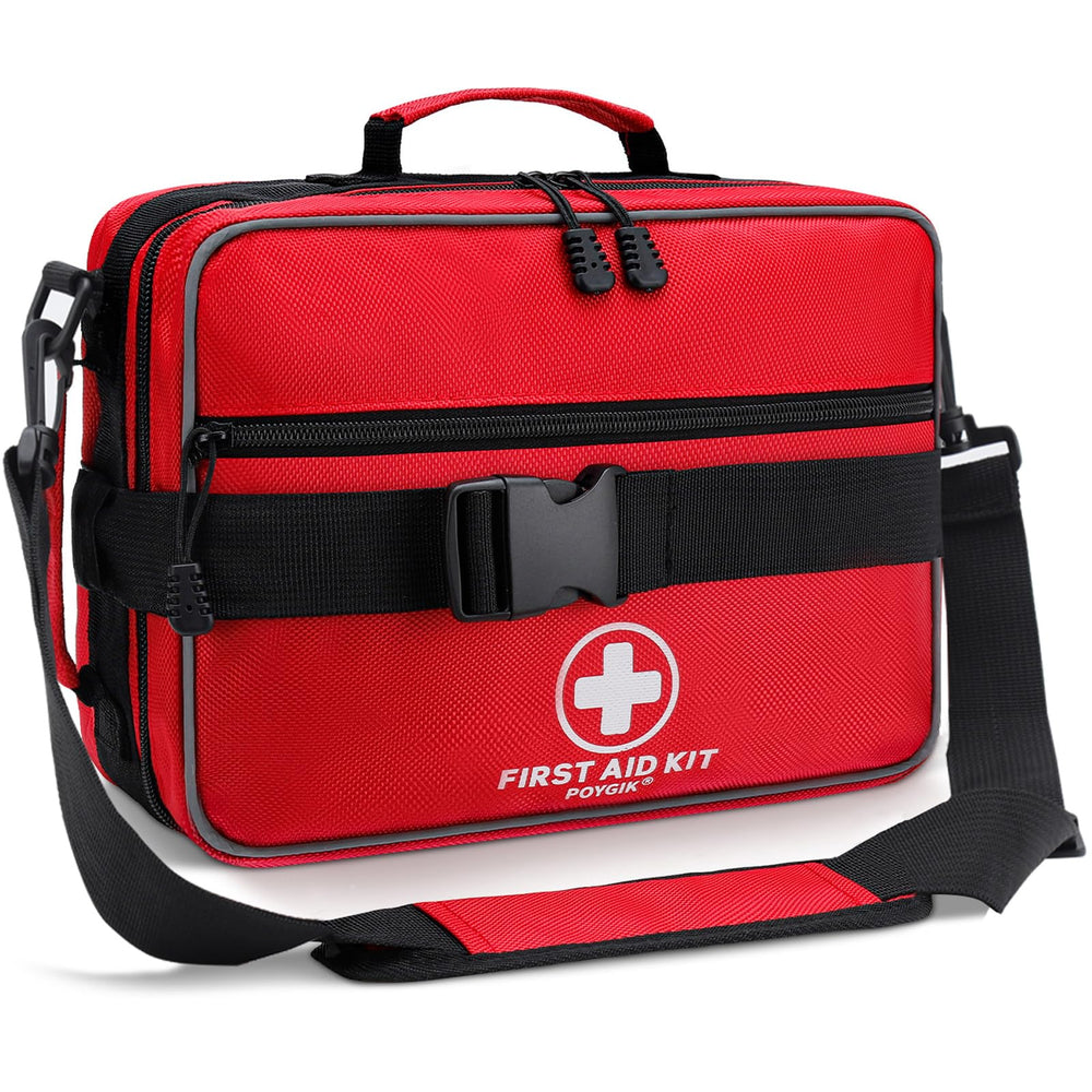 Poygik Premium 420-piece kit front view, ready for home or travel emergencies