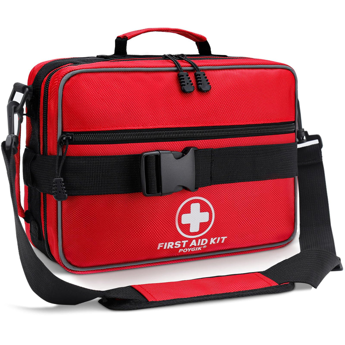 Poygik Premium 420-piece kit front view, ready for home or travel emergencies
