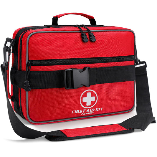 Poygik Premium 420-piece kit front view, ready for home or travel emergencies