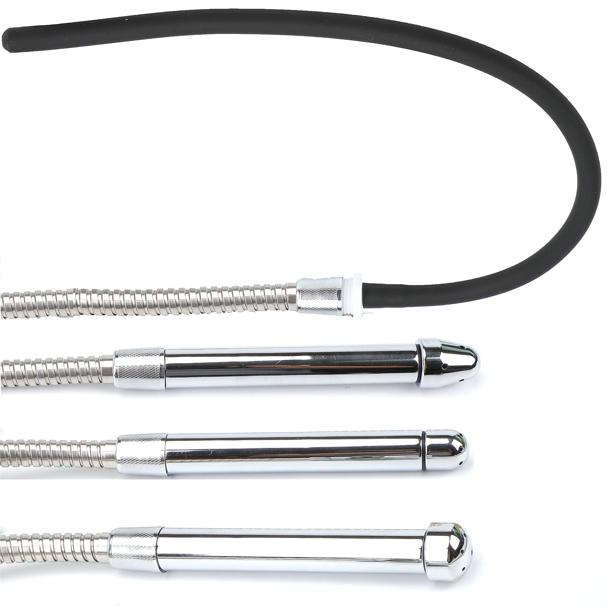 PPELAO enema showerhead attachment fits most showers for easy setup.