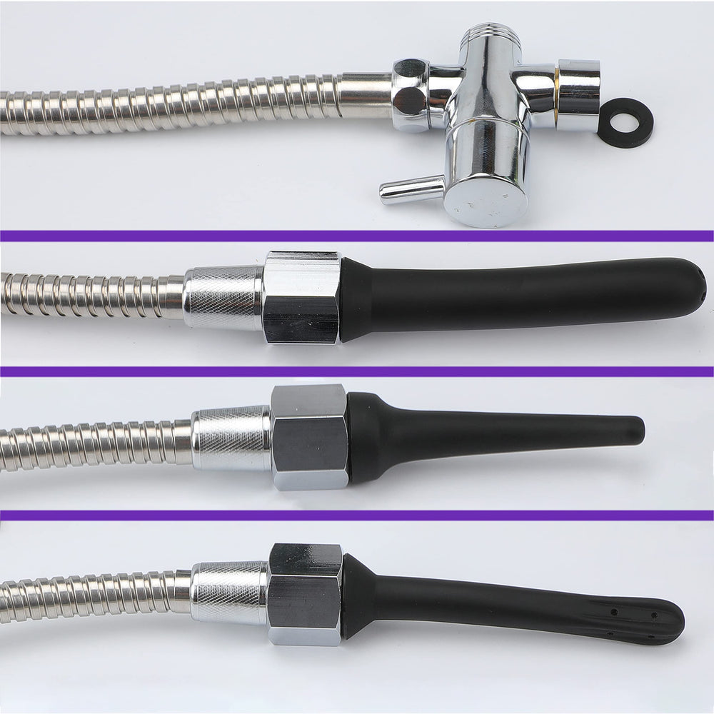 PPELAO silicone long nozzle, 20in, flexible reach.