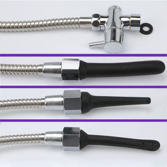 PPELAO silicone long nozzle, 20in, flexible reach.