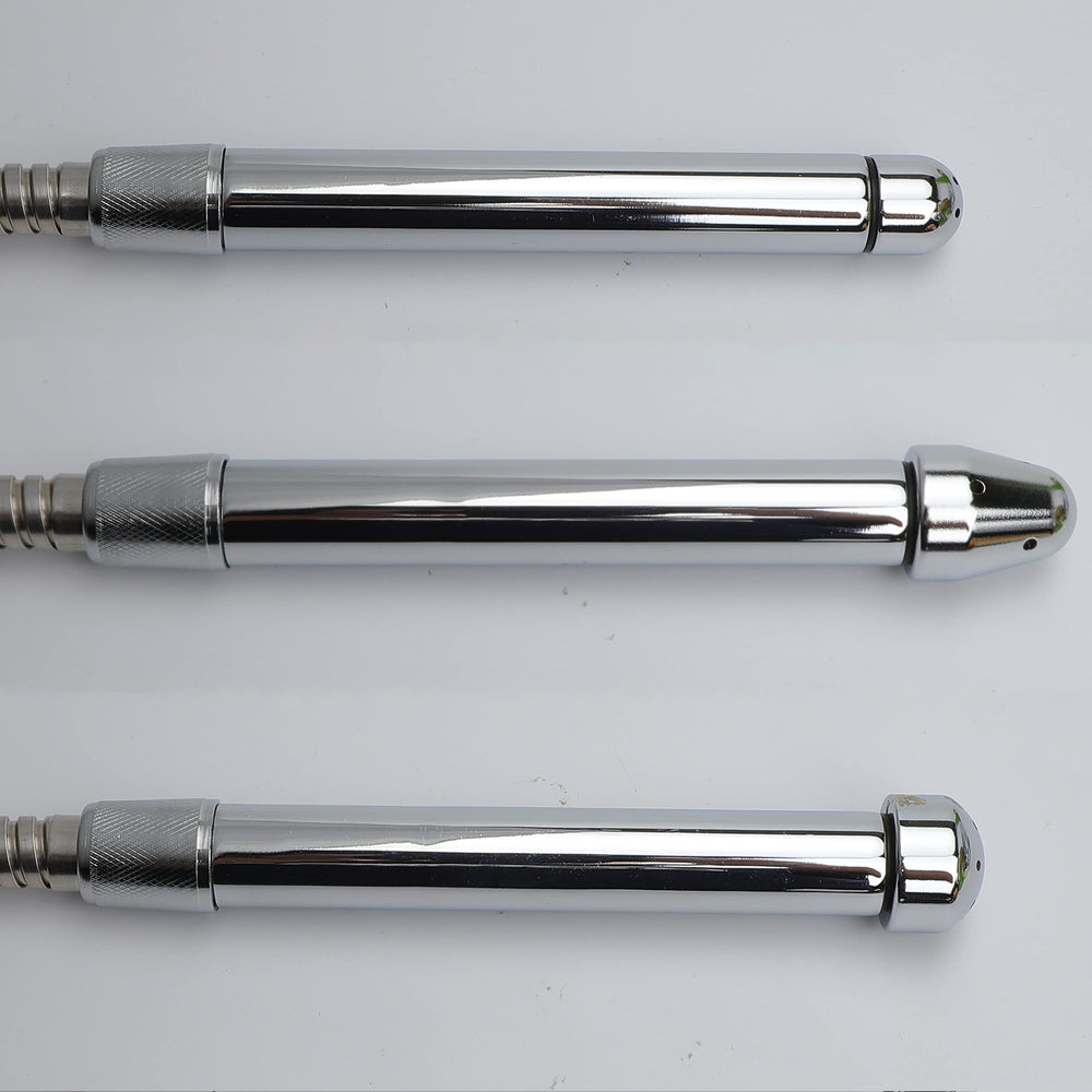 PPELAO stainless steel enema nozzle provides durable, reusable inserts.