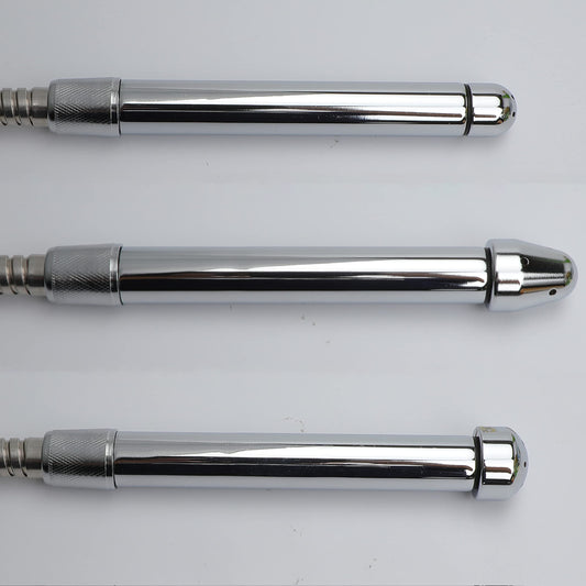 PPELAO stainless steel enema nozzle provides durable, reusable inserts.
