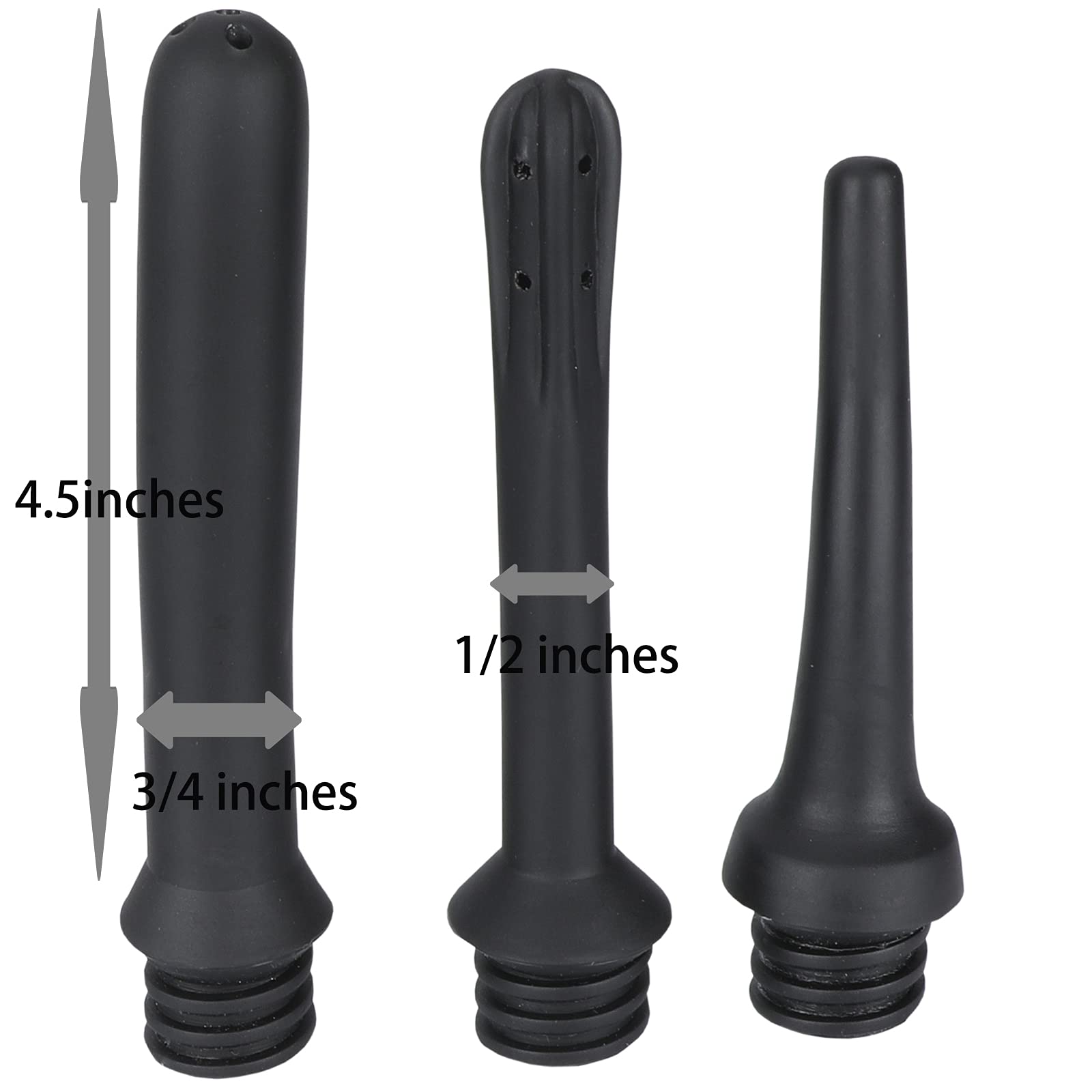 PPELAO stainless steel nozzle, 6in, for precise water flow.