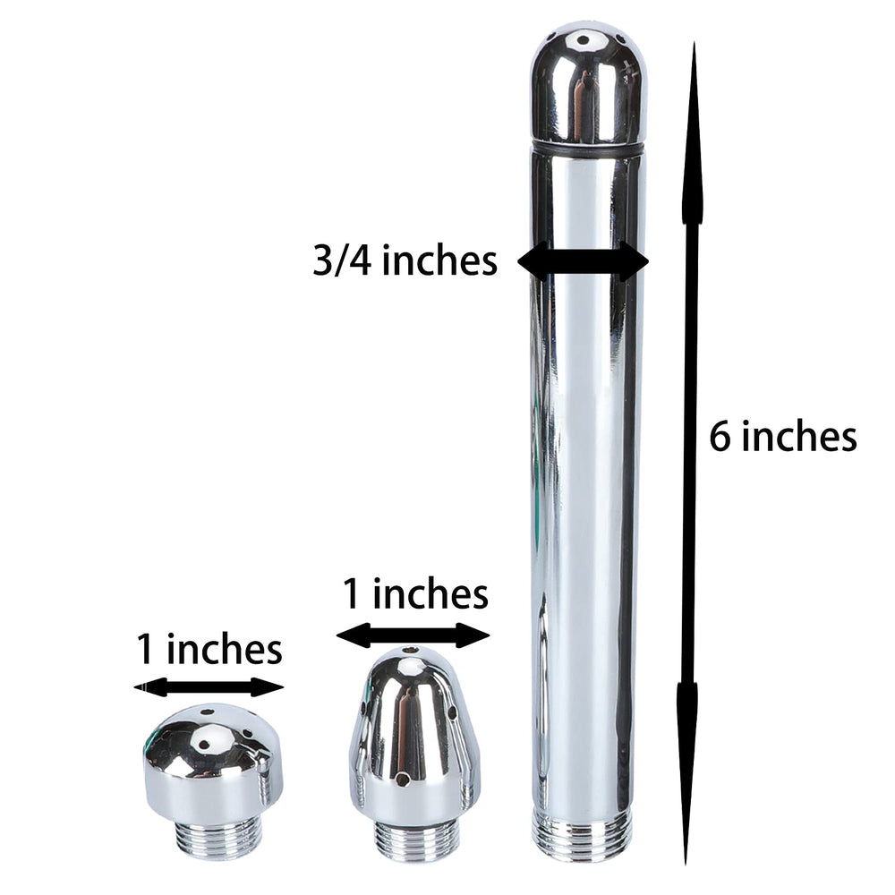 PPELAO stainless steel nozzle 6in, 3/4in diameter.