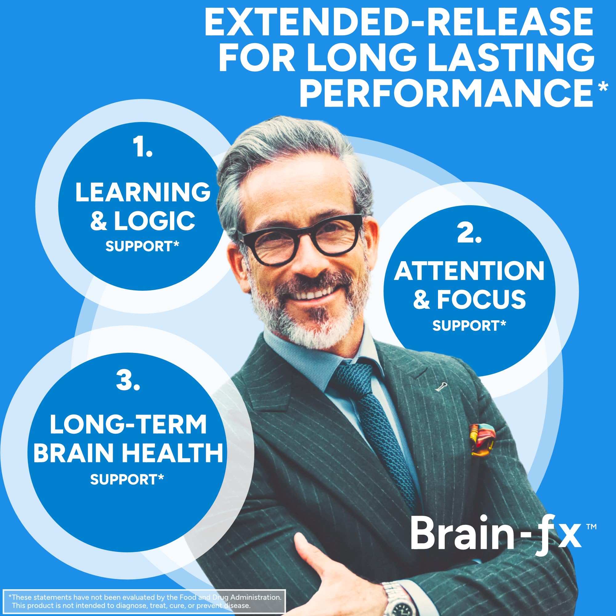 PPO Lab Brain-fx bottle label shows non-GMO, USA-made ingredients for reliable daily focus