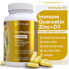 PPO Lab Immune-fx bottle front for daily immune support in one capsule