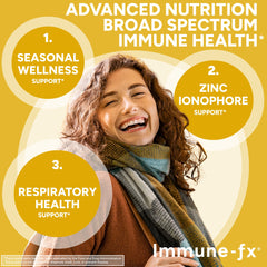 PPO Lab Immune-fx capsules close-up highlighting zinc bisglycinate and quercetin
