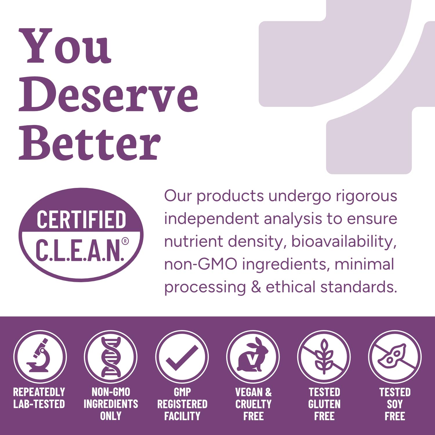 US-made badge and Detox Project glyphosate-free claim on box
