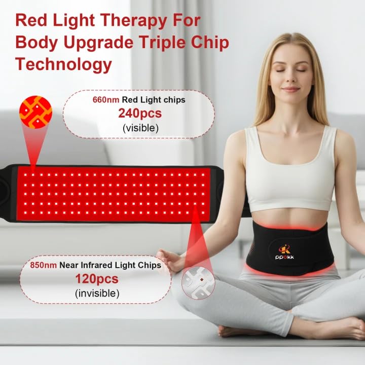 PPOKK 3-in-1 LED beads configuration highlights mixed 660nm and 850nm