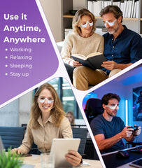 PQSNZ Eye Cordless glasses with Type-C charging for convenience