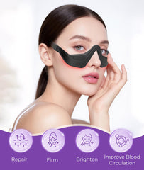 PQSNZ LED microcurrent lifting action targets under-eye puffiness for a refreshed look.