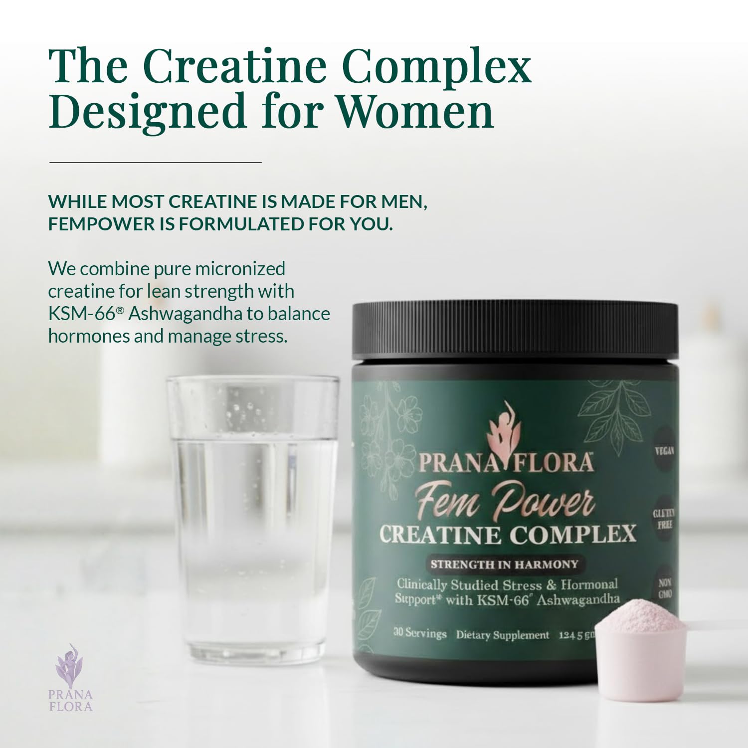 FemPower powder texture close-up emphasizing smooth absorption