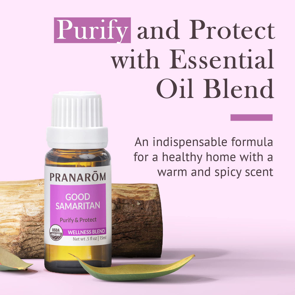 Pranarom Good Samaritan rosemary bottle supports focus when diffused