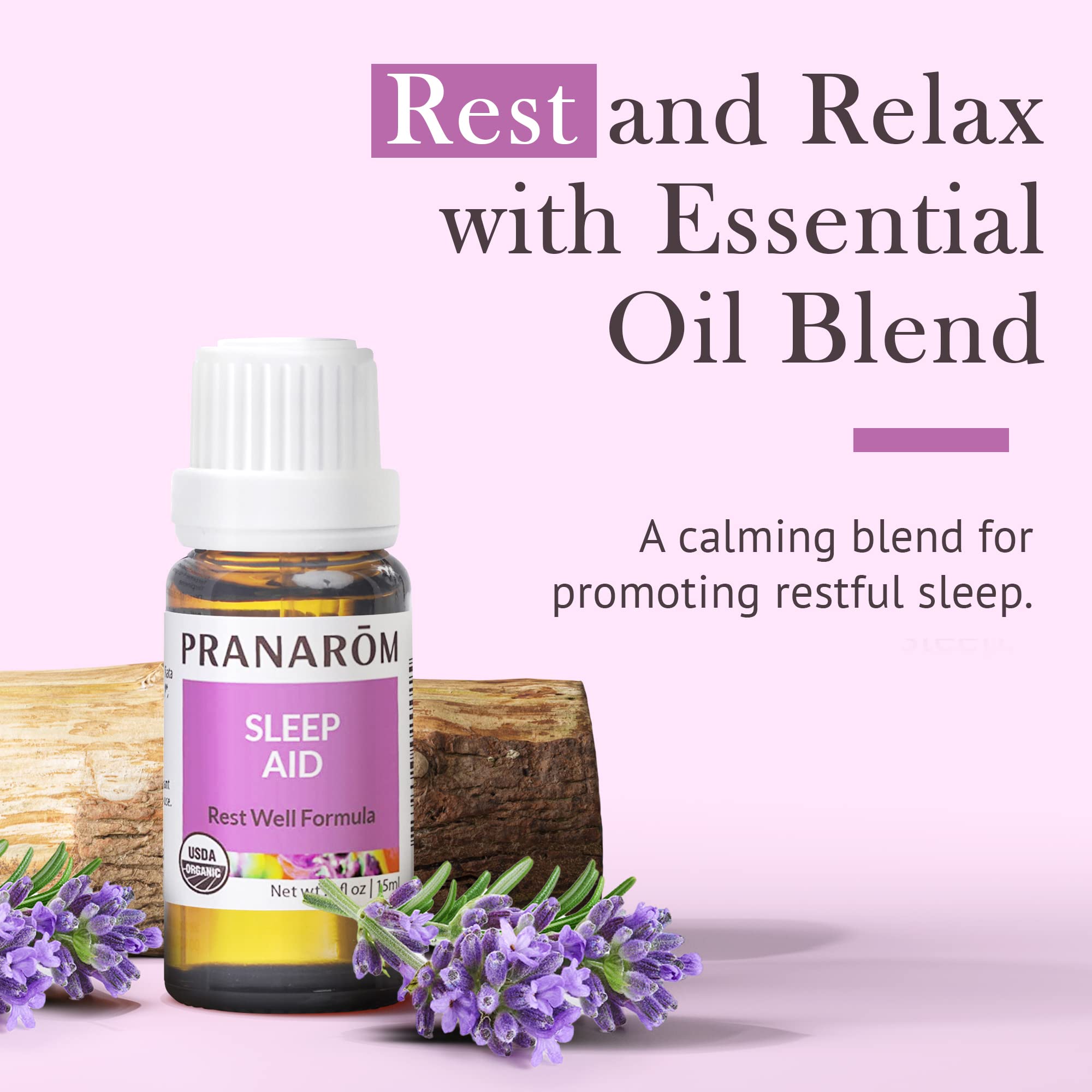 PRANAROM Sleep Aid diffuser scene prepared for bedtime relaxation