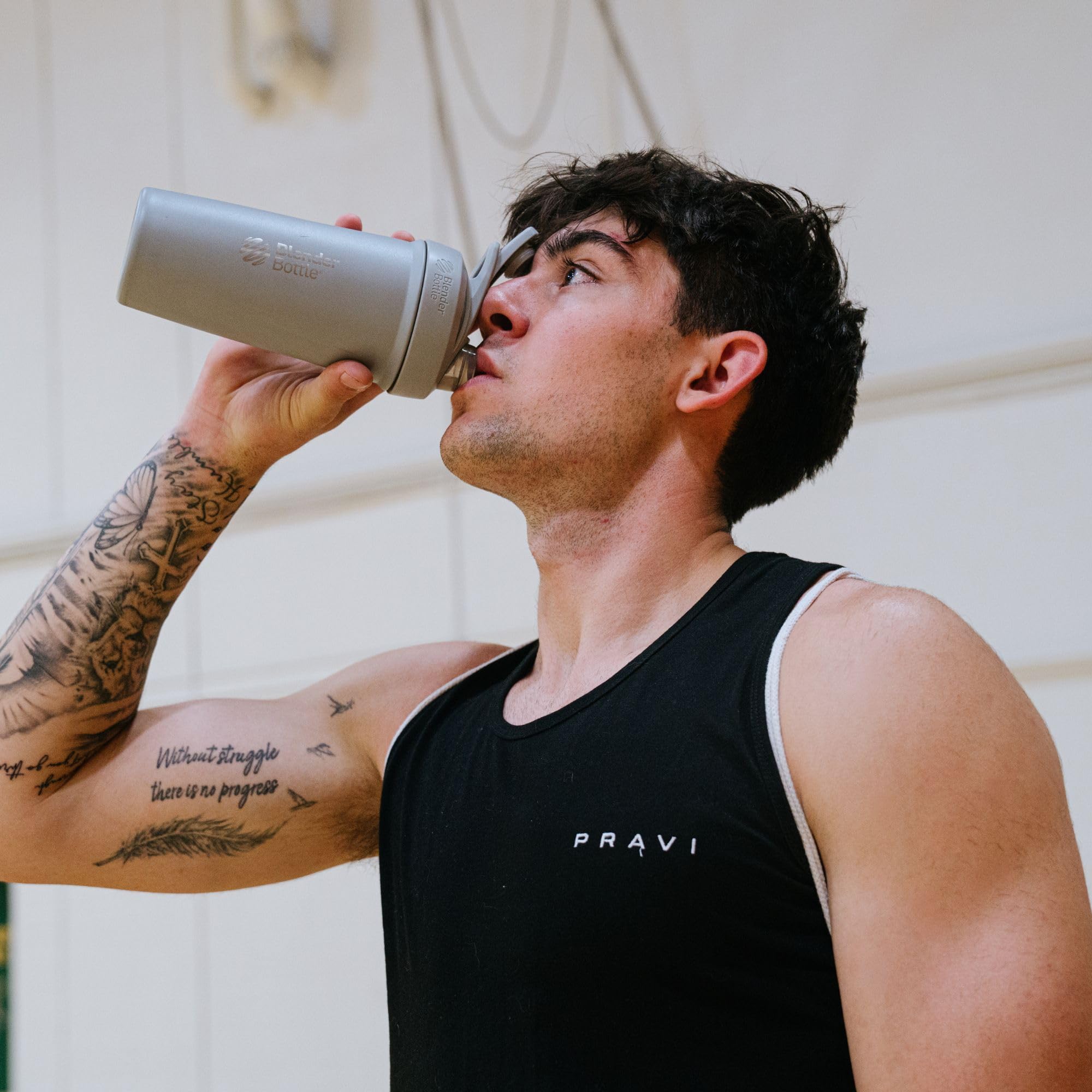 Serving cup scene: ready-to-mix go-to protein for daily nutrition