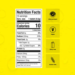 Precision Hydration 500ml dosing guidance on each tablet.