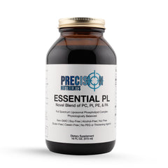 Precision Nutrients Essential Phospholipid Complex bottle with label indicating cognitive support