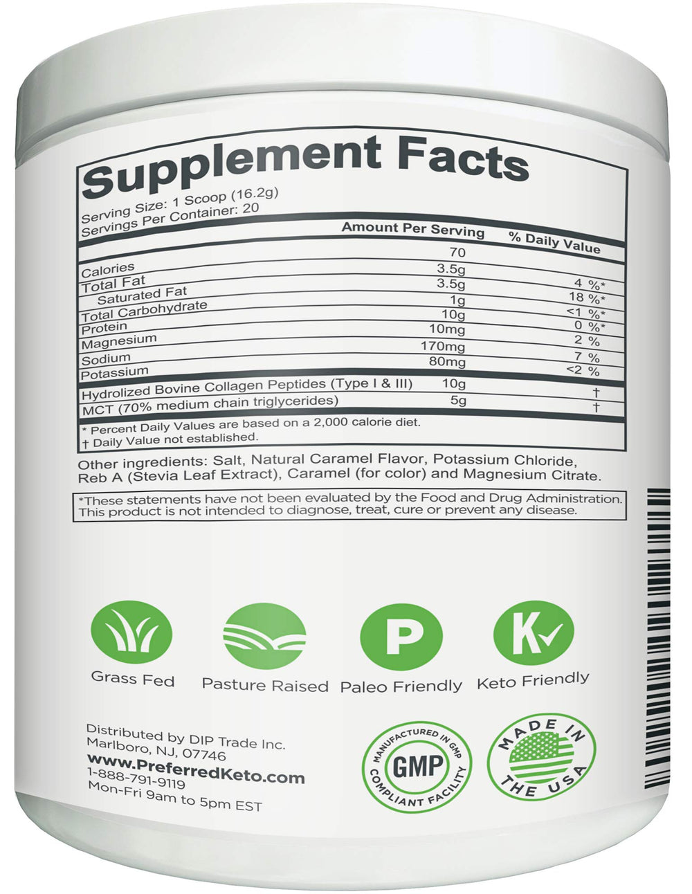 Keto Collagen with MCT Oil supports steady energy on low-carb days