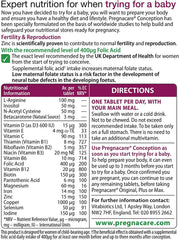 Pregnacare Before Conception Omega-3 capsules bottle for healthy pregnancy support