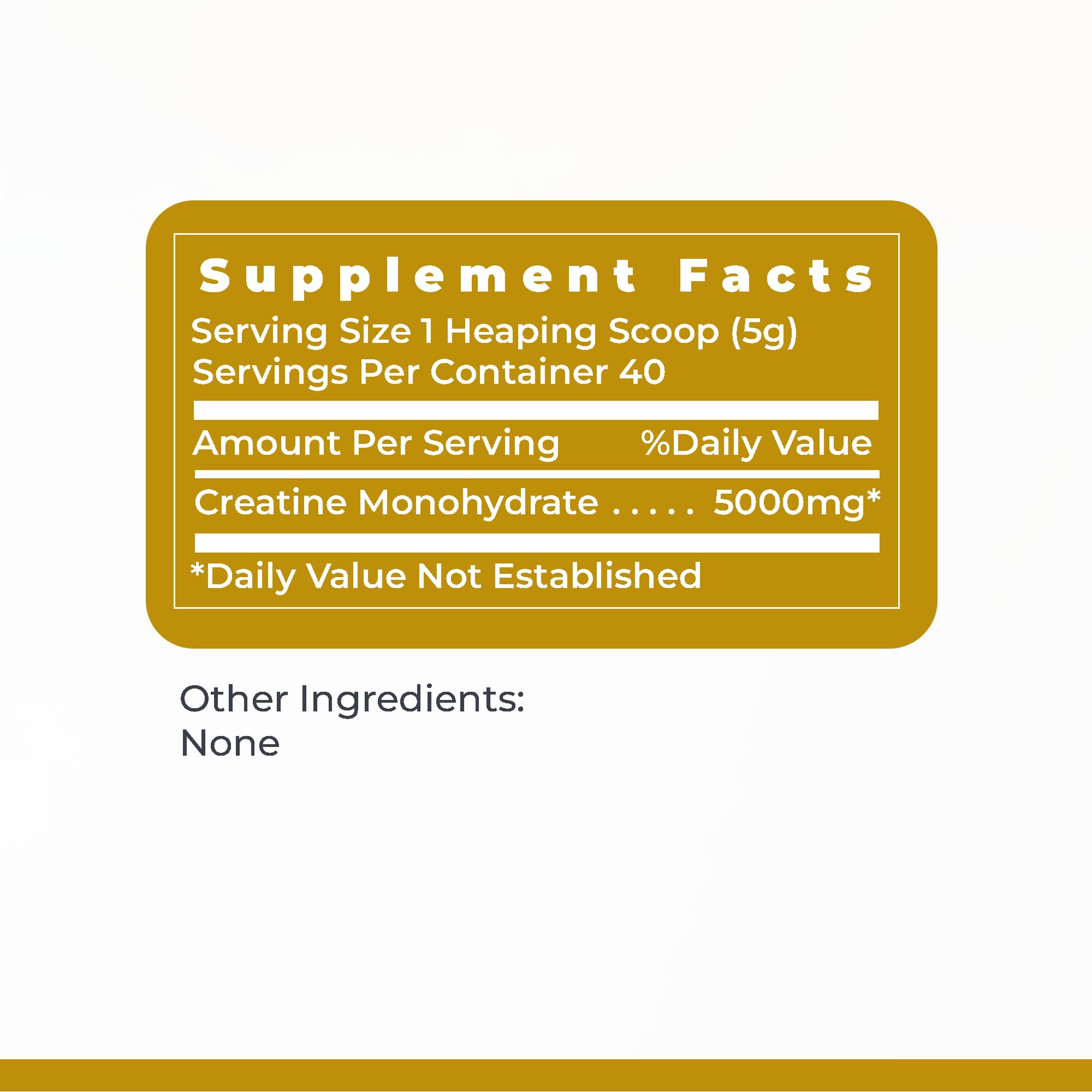 Premier Research Labs vegan-friendly label on Premier Creatine powder container.