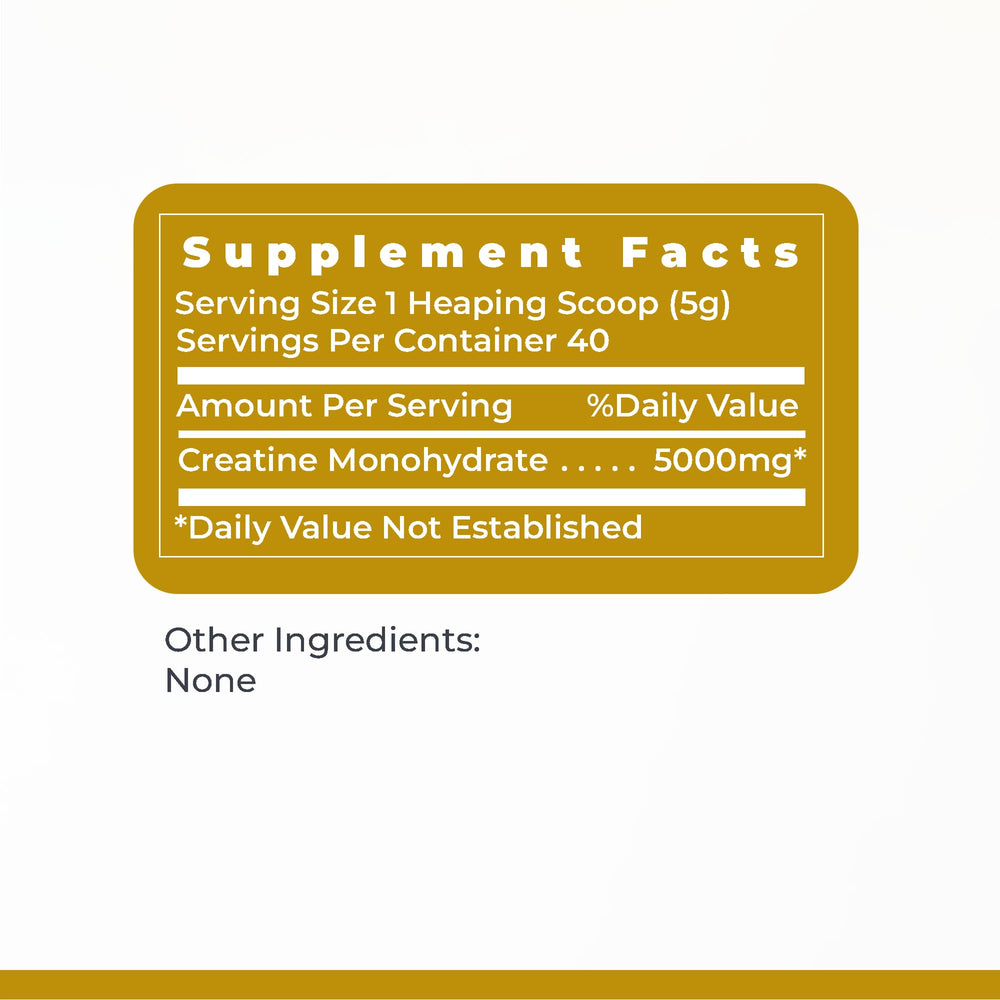 Premier Research Labs vegan-friendly label on Premier Creatine powder container.