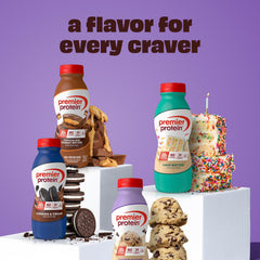 Premier Protein Cookie Dough shake as a morning snack option