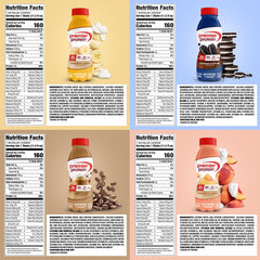 Premier Protein Shake strawberries and cream bottle emphasizing fruity creaminess