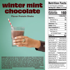 Premier Protein Winter Mint Chocolate 12-pack box for convenient on-the-go nutrition