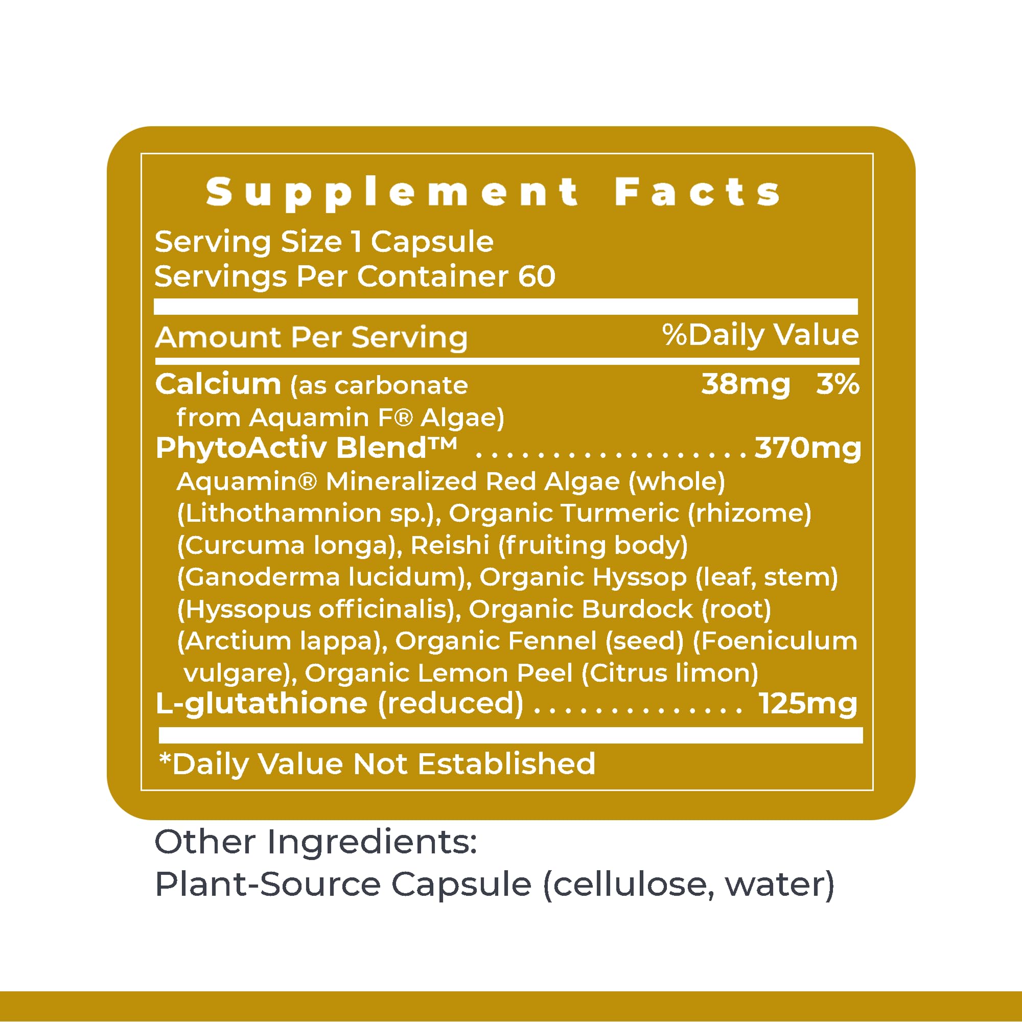 Premier Research Labs Glutathione Complex capsules ready for daily use