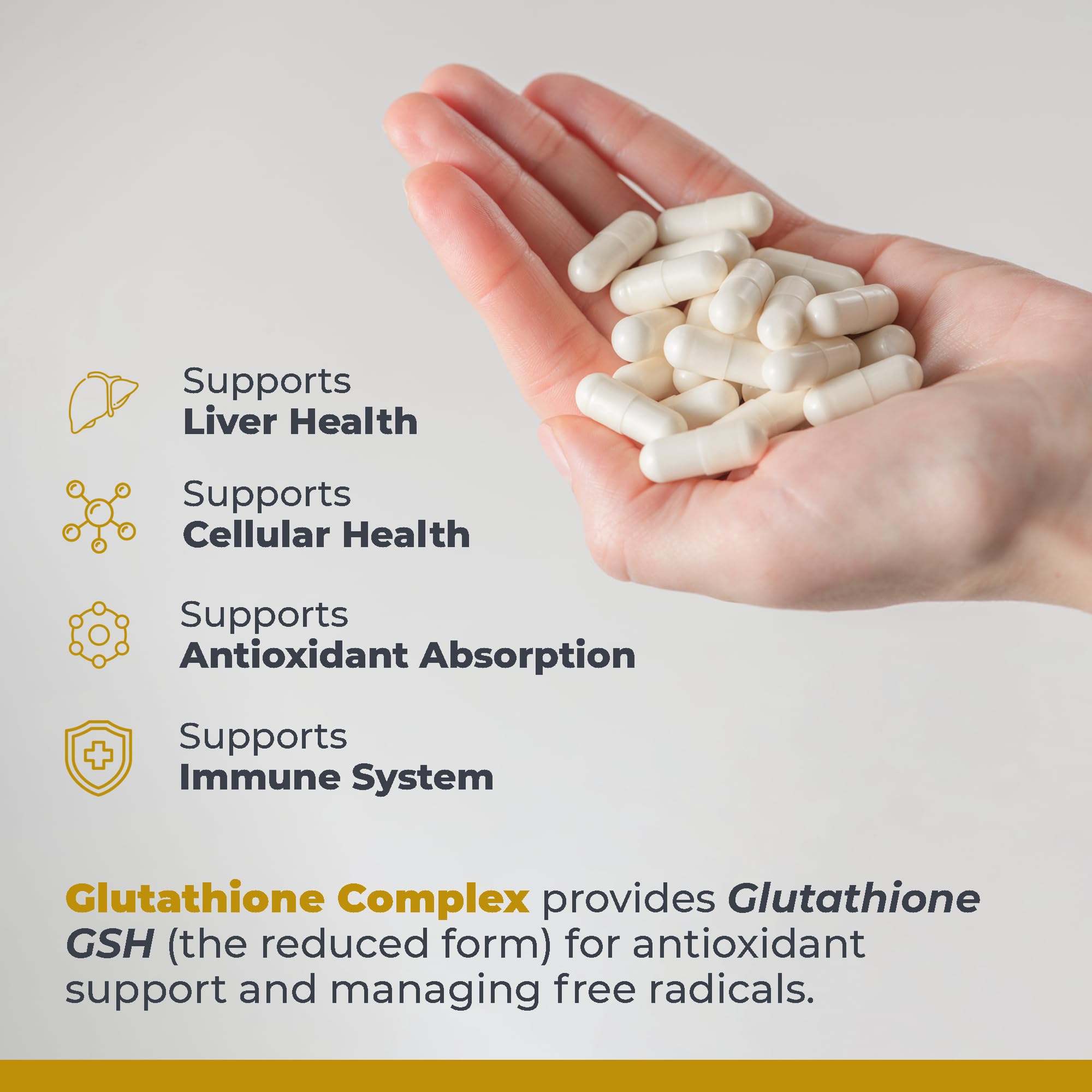 Premier Research Labs Glutathione Complex phytoactives blend featured in packaging