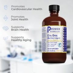 Premier Research Labs heart health omega-3 supports cardiovascular function.