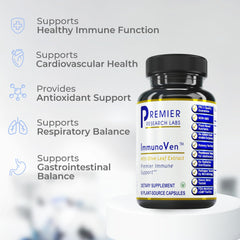 Premier Research Labs ImmunoVen reishi mushroom presence in supplement bottle