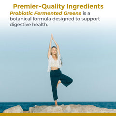 Premier Research Labs low-temp air-dried greens presentation preserves nutrients.