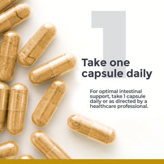 ParaStat natural blend features turmeric, fennel, and olive leaf for digestive support.