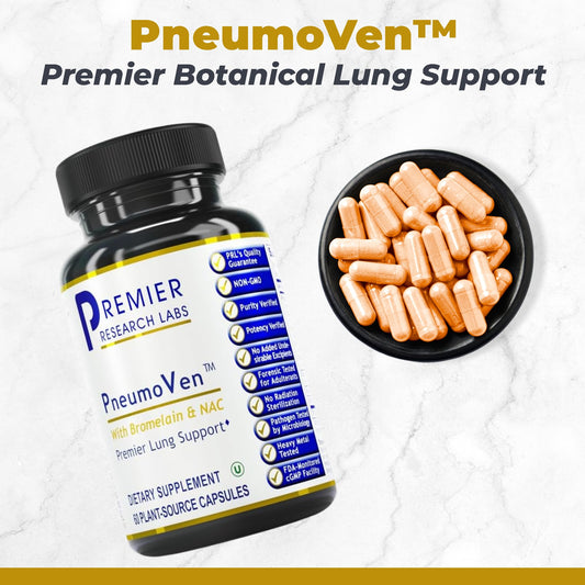 PneumoVen capsules in blister pack for easy daily use and consistency.