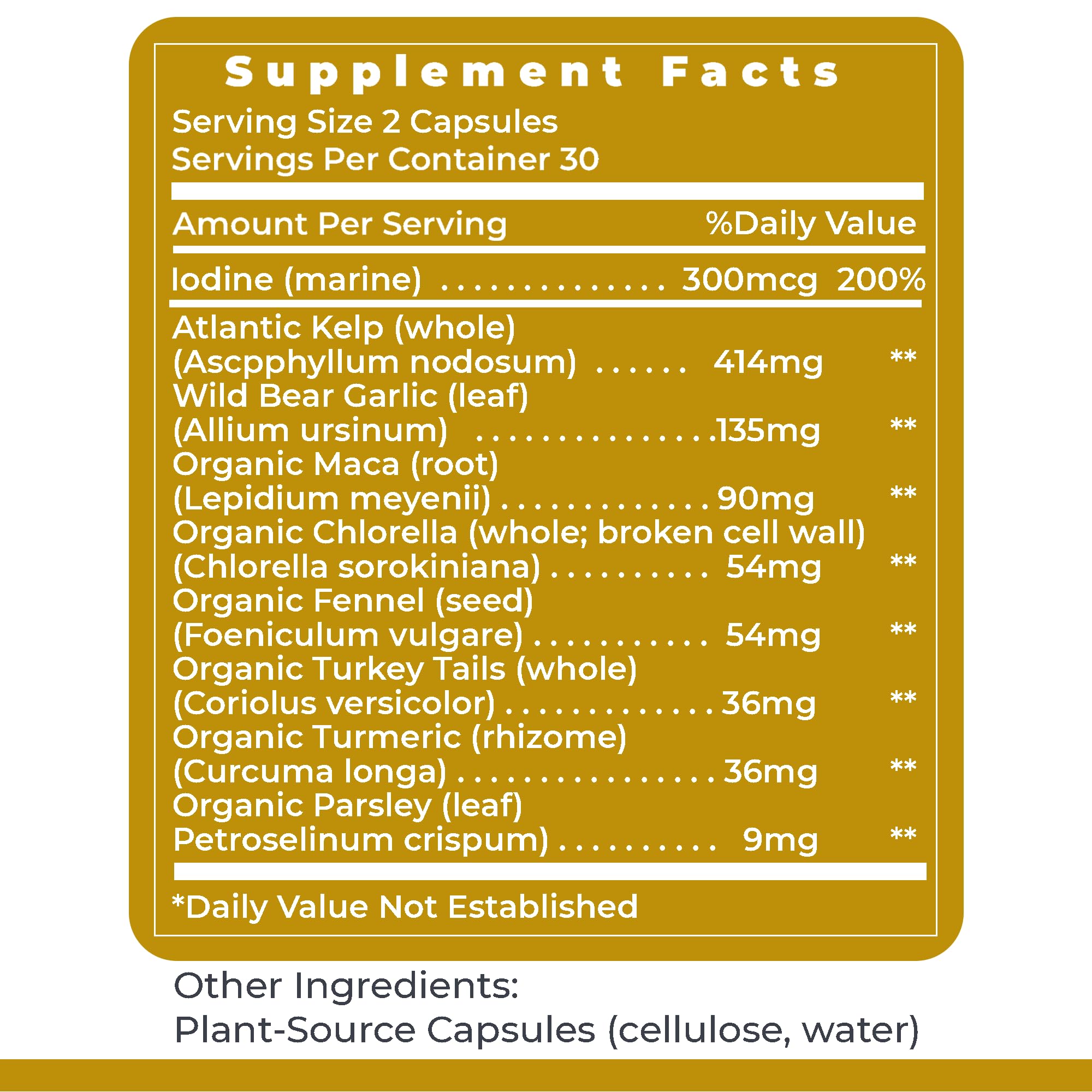 Bottle angle shot highlights compact 60-capsule count for daily regimen.