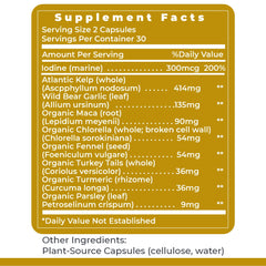 Bottle angle shot highlights compact 60-capsule count for daily regimen.