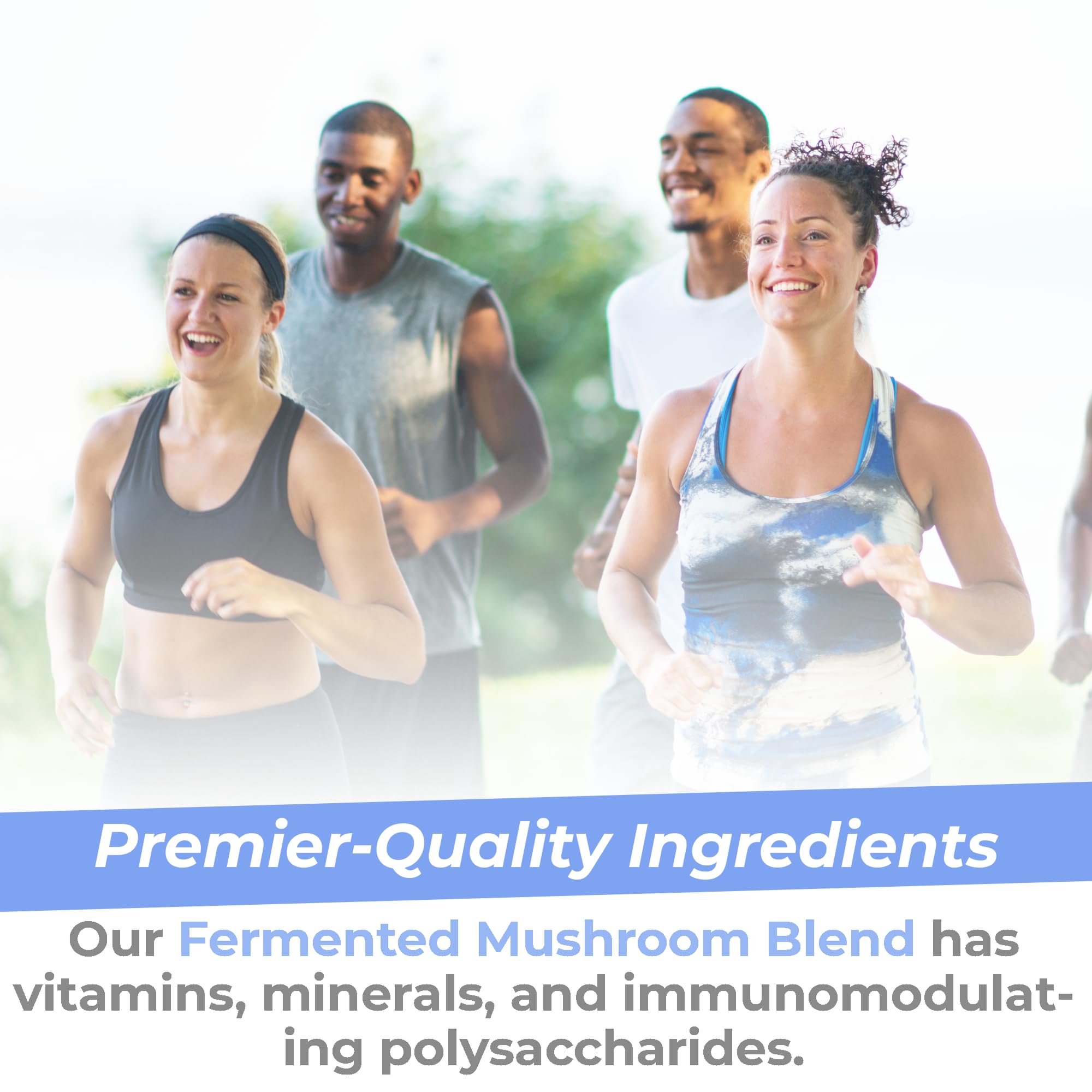 Premier Research Labs fermented mushroom blend digestive support in recipes
