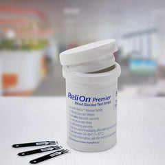 Premier test strips kit with clear labeling aids routines