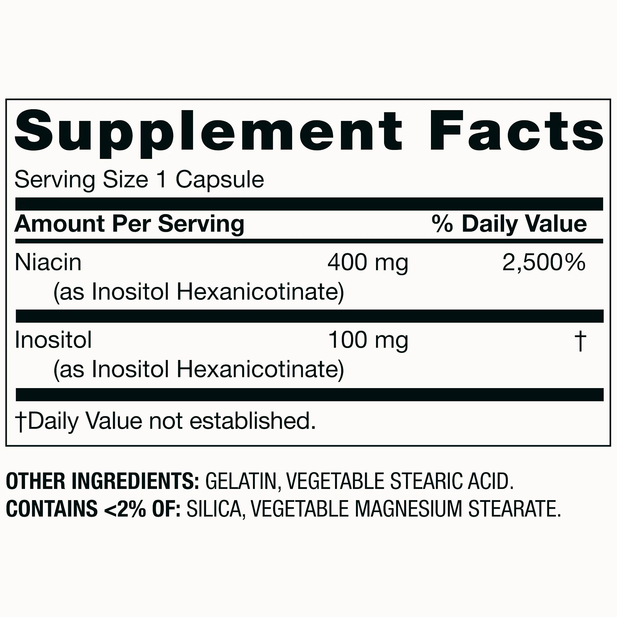 Spring Valley Niacin 500mg capsules visible, supporting metabolism and daily wellness.