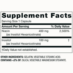 Spring Valley Niacin 500mg capsules visible, supporting metabolism and daily wellness.