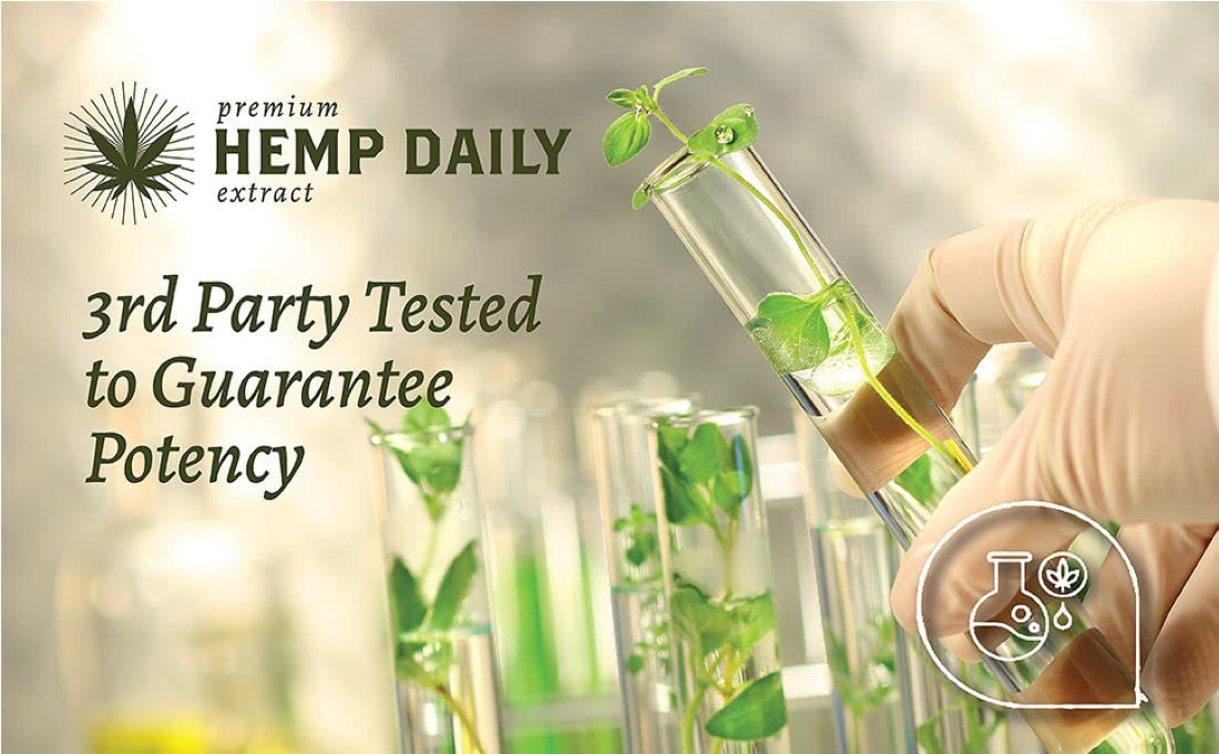 Premium Hemp Daily THC free and cruelty free for peace of mind