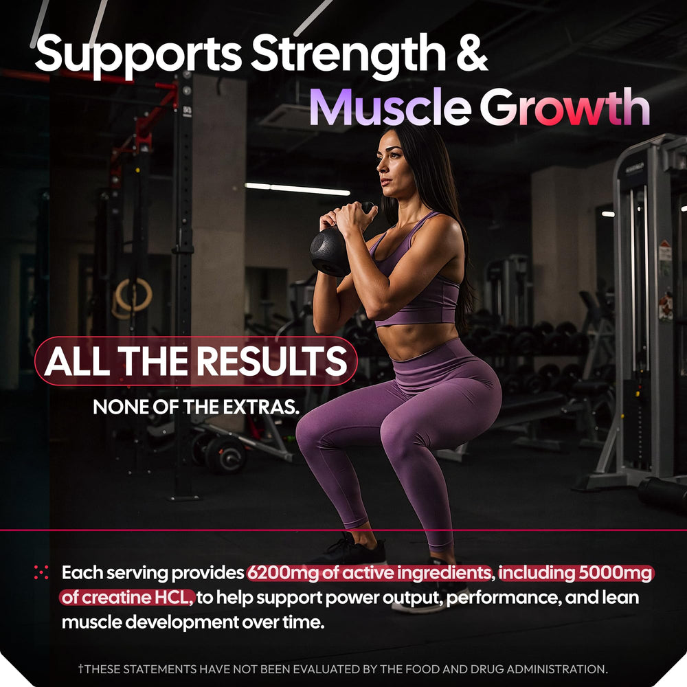 Two gummies per day visual for Premium Select Nutrition Creatine HCL Gummies dosage.