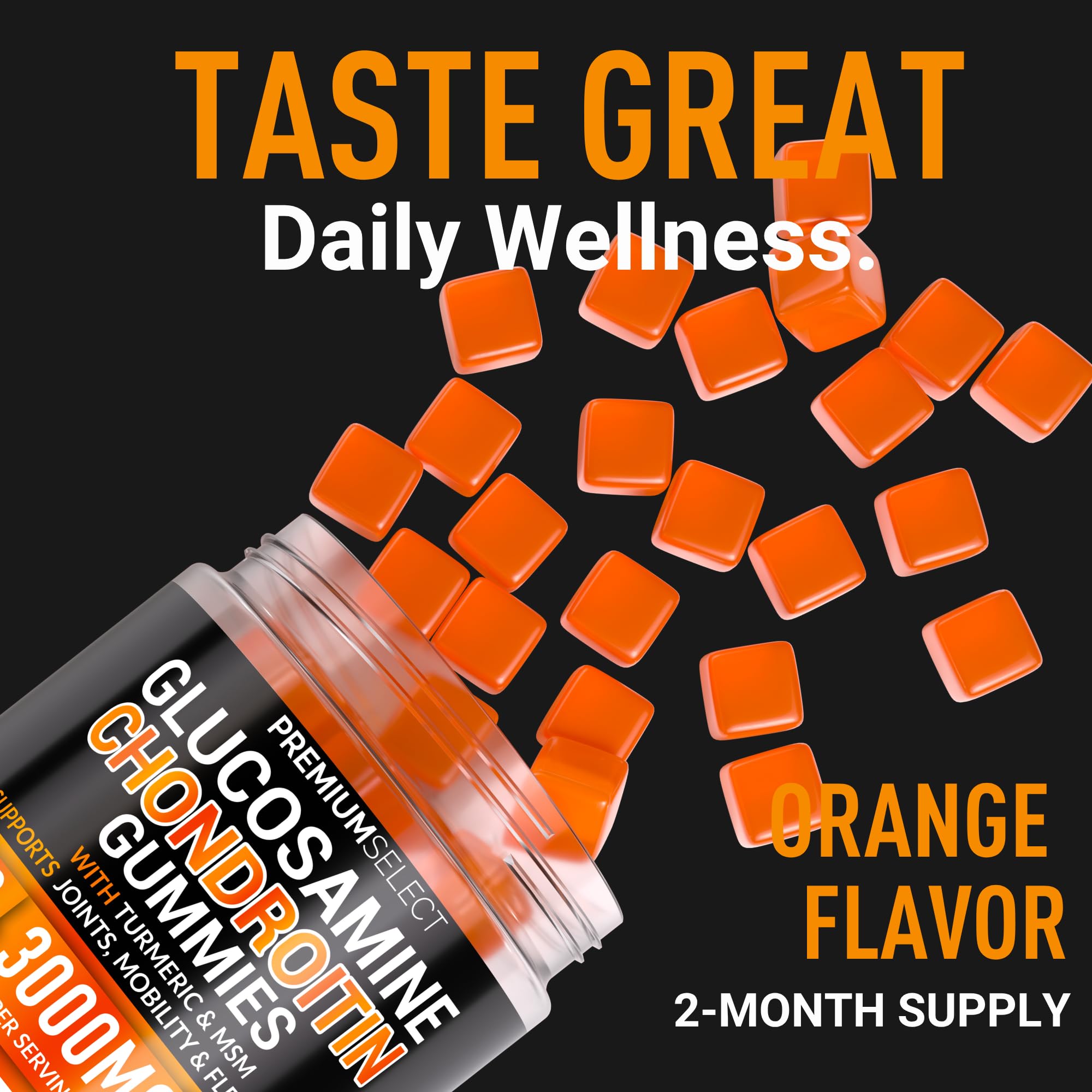 Premium Select Nutrition vegan sugar-free gummies highlighted for clean joint support.